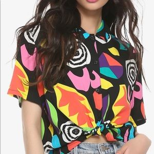 Hot Topic Stranger Things Size Small Eleven’s  boxy crop top